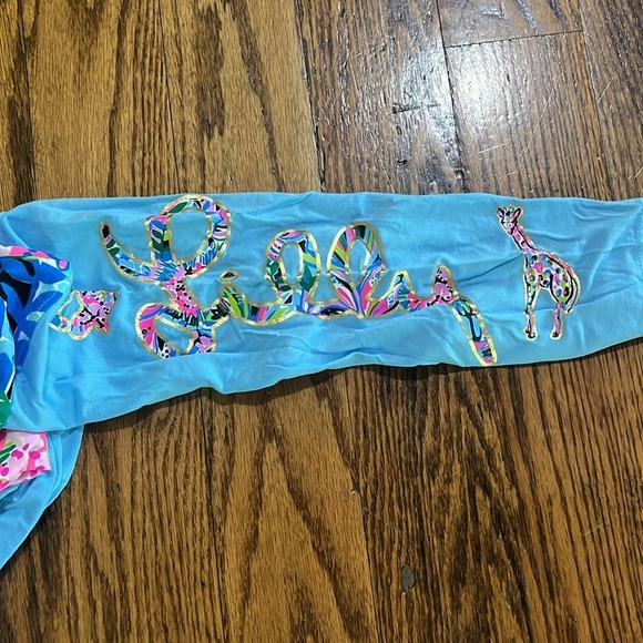 Lilly pulitzer finn top in onyx, you me and giraffee size small new with tags - Picture 4 of 8